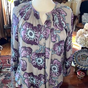 Tucker by Gaby Basora Poppy Silk Blouse